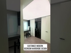 Aanpassen van het moderne slaapkamer garderobe ontwerp