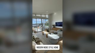 Modern huis in nodische stijl