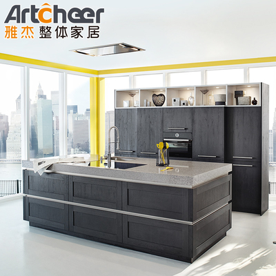 kopen American Style Classic Solid Wood Grey Shaker Keukenkast in grijze en witte kleur online vervaardiging