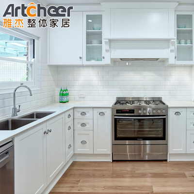 kopen Shaker Modulaire Keukenkasten Moderne lees om te monteren ontwerpen voor luxe Amerikaanse kasten online vervaardiging