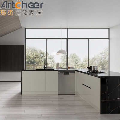 kopen Stylish Inset Custom Kitchen Cabinet voor mobiel huis L-vorm Craigslist Free Style online vervaardiging