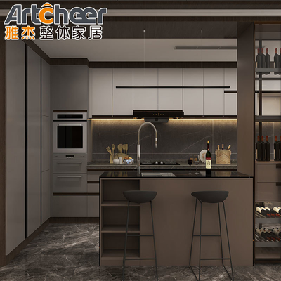 kopen Moderne Maple Keukenkast En Wandkast Set Modulaire / RTA Op maat gemaakte maat online vervaardiging