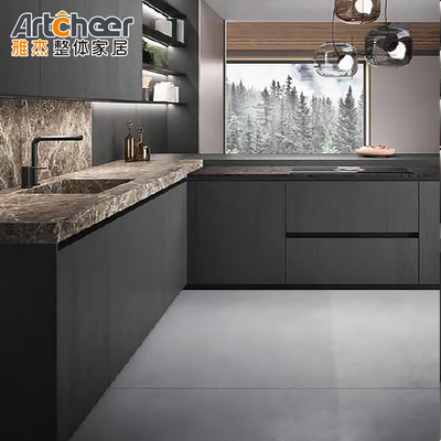 kopen RTA Keukenkast Volledig Walnoot Europese stijl Luxe Zwart Hout Ontwerpen USA Italië online vervaardiging