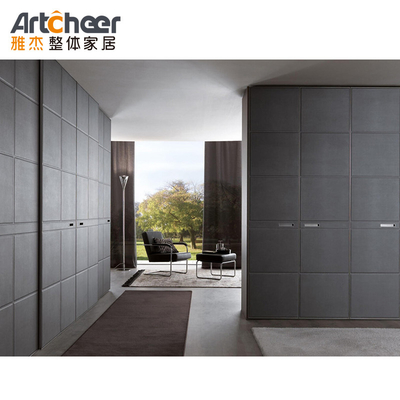 kopen Midcentury Schuifdeur Slaapkamer Walk In Garderobe Met PANEL Houten Stijl online vervaardiging