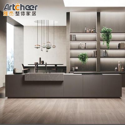 kopen Modulaire keukenkasten gemaakt in luxe Europese stijl ontwerp door Foshan Artcheer online vervaardiging
