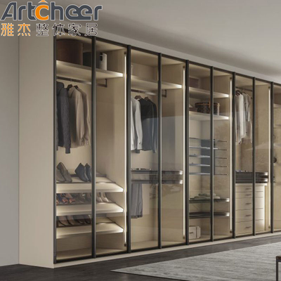 kopen Aluminiumprofiel Walk In Wardrobe De ideale keuze voor modern slaapkamermeubelontwerp online vervaardiging