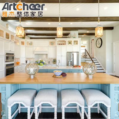 Geïmporteerde modulaire massief houten keukenkasten van Artcheer's Modern Stylish Collection