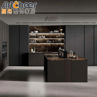 Eiland Modulaire Import Stijl 2023 Keukenkasten Ontwerpen met duurzaamheid van MDF-materiaal