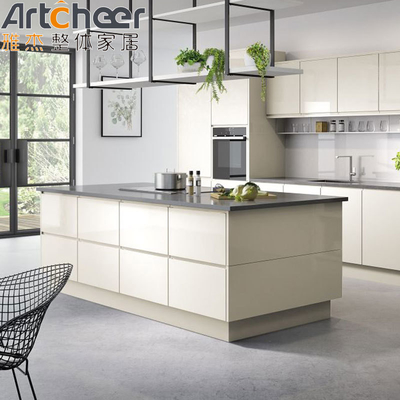 Postverpakking Hout Melamine Moderne meubels Keukenkas met E0-kwaliteit materiaal