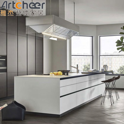 Kasten Keukenkasten Aluminiumprofiel Moderne design meubels met E0-kwaliteit HPL materiaal