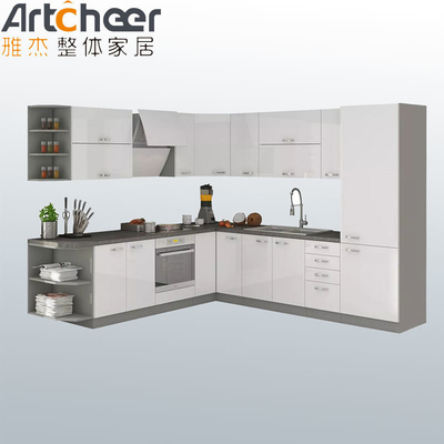 Villa Keuken Granite Top Schap met Beveled Edge Countertop en E0 Grade Materiaal