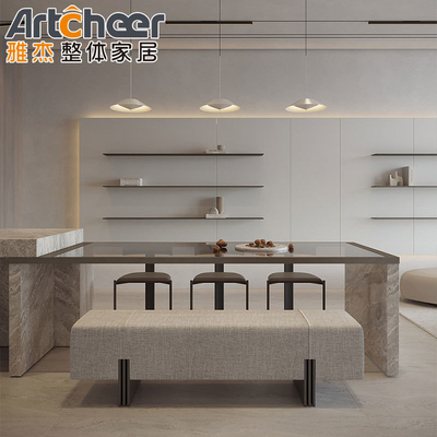 Custom Size Solid Wood Luxury Design Home Keukenkas met Full Bullnose Bureaublad