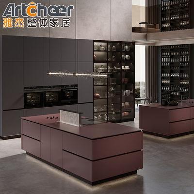Island Design Keukenkasten met modern Italiaans ontwerp en duurzame lak afwerking