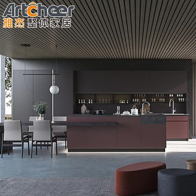 Keukenmeubilair Modulaire kasten in modern ontwerp voor Container Villa House Bodex kleur