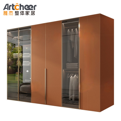 Custom slaapkamer kast combinatie van kast met aangepast logo voor huishoudelijke meubels