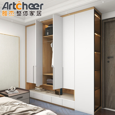 Modern Mdf Walk In Closet Garderobe De perfecte toevoeging aan uw slaapkamermeubilair