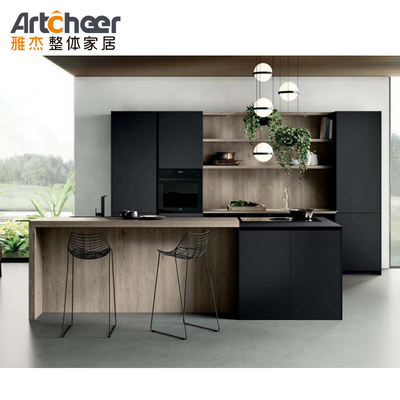 Scandinavische stijl complete keuken eenheden Set modern ontwerp en maat