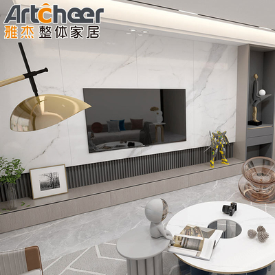 Moderne houten tv-eenheden Luxe Europese tv-kastjes Nieuwste meubelontwerpen